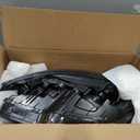 Headlight Assembly for 2010-2013 Kia Forte/Koup LX EX SX, Passenger & Driver Side Halogen Headlamp with Clear Lens Black Housing Amber Reflector, 1 Pair