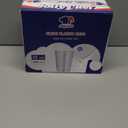 JOLLY CHEF 10 oz Clear Disposable Plastic Cups 200 Pack, Clear Plastic Cups Tumblers, Heavy duty Party Glasses, Disposable Cups for Wedding, Thanksgiving, Christmas Party