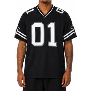 Jersey Shirts for Women Y2k Graphic Tees V Neck Baggy Streetwear Number Oversized T Shirt Summer Tops (XL)