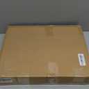 Folding Camping Table, 22" x 15" Picnic Table with 3 Adjustable Height Max 27.5", Matte Black Aluminum Folding Table with Handle for Party, Dining, Garden, Patio, Market