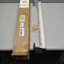 2FT Wood Hand Railing for Stairs - Wooden Handrails for Outdoor Steps, Staircase Handrail W/s Black Metal Brackets, Banister Deck Rails, Safety Grab Bars for Senior, Elderly & Kids