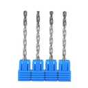 1/8"Solid Carbide Jobber Drill Bits, 5PCS
