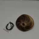 SARLA Hair Bun Extension Synthetic Drawstring Updo Fake Ballet Bun for Women Lady Donut Chignon Dark Sand