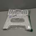 Handy Laundry Folding Lightweight Step Stool - Sturdy Enough to Support Adults and Safe Enough for Kids - Opens Easy with One Flip - Great for Kitchen, Bathroom or Bedroom (White - 9 Inch)