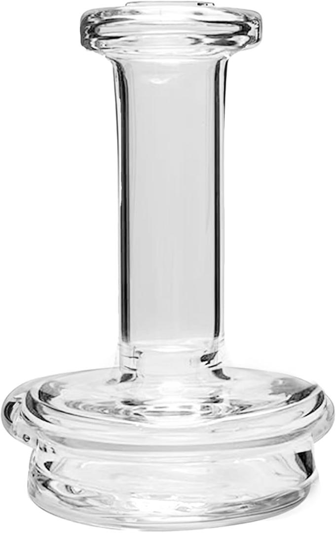 Clear Glass Wine Stopper Decorative Clear Candy & Cookie Lid, Premium Wine Bottle Stopper & Pro Accessories, Glass Attachment Accessories Pro Dry Top (Type A)