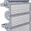 Kekeou 400W LED Flood Lights Outdoor Stadium Lights 56000 Lumens 6500K IP67 Waterproof Surge 6KV Arena Lights Adjustable Lighting Angle Outside Flood Lights for Sport Fields