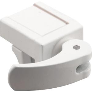 Prime-Line U 9809 Sliding Window Lock for Vinyl Windows Easy Installation to Keep Windows Securely Closed Diecast Construction, White (2 Pack)