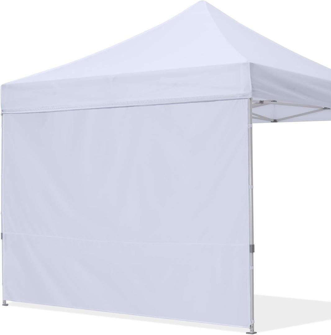 HLong Canopy Tent Sidewall for 10x10 Pop Up Canopy, 1 Piece, White