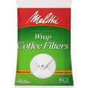 Melitta Percolator Wrap-Around Coffee Filters, White, 40 Count (Pack of 12) 480 Total Filters Count