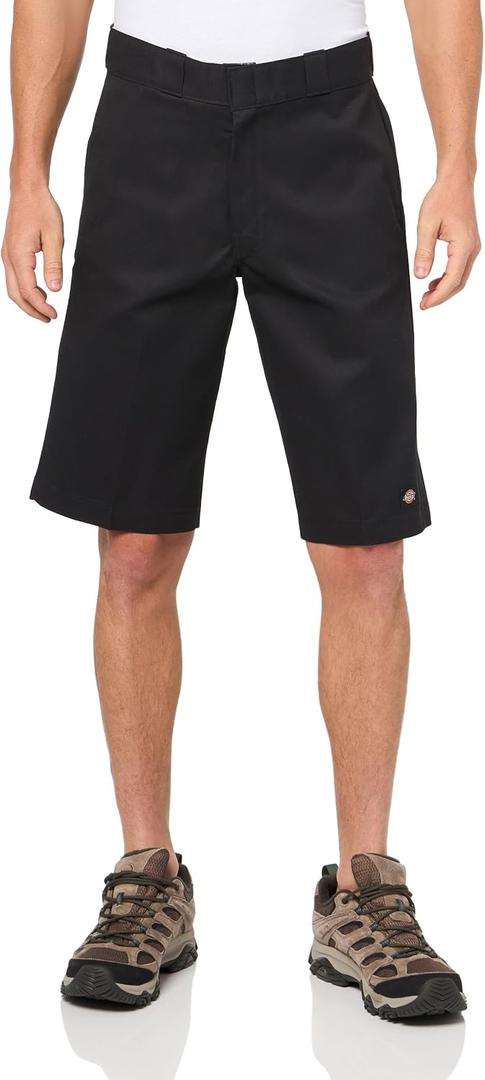 Dickies Relaxed Fit Multi-Use Pocket Work Shorts, 13", Black, 33