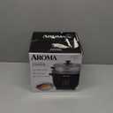 Aroma Housewares ARC-363-1NGB 3 Uncooked/6 Cups Cooked Rice Cooker, Steamer, Multicooker, 2-6 cups, Black