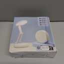 One Fire Cordless Desk Lamp,Dimmable Small Battery Powered Lights,3600mAh Rechargeable Wireless Table Lamp,Mini Lamp&Portable Light for Bed,Book Reading,Home for Small Spaces,Nail Light,Craft,Office (White)