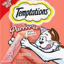 Temptations Creamy Puree Squeezable Lickable Wet Cat Treats with Salmon, 0.42 oz. Tubes, 24 Count