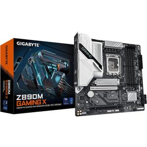 GIGABYTE Z890M Gaming X Ultra Core (Series 2) LGA 1851, mATX, DDR5, 3X M.2, PCIe 5.0, Front USB Type-C, 2.5GbE LAN, EZ-Latch