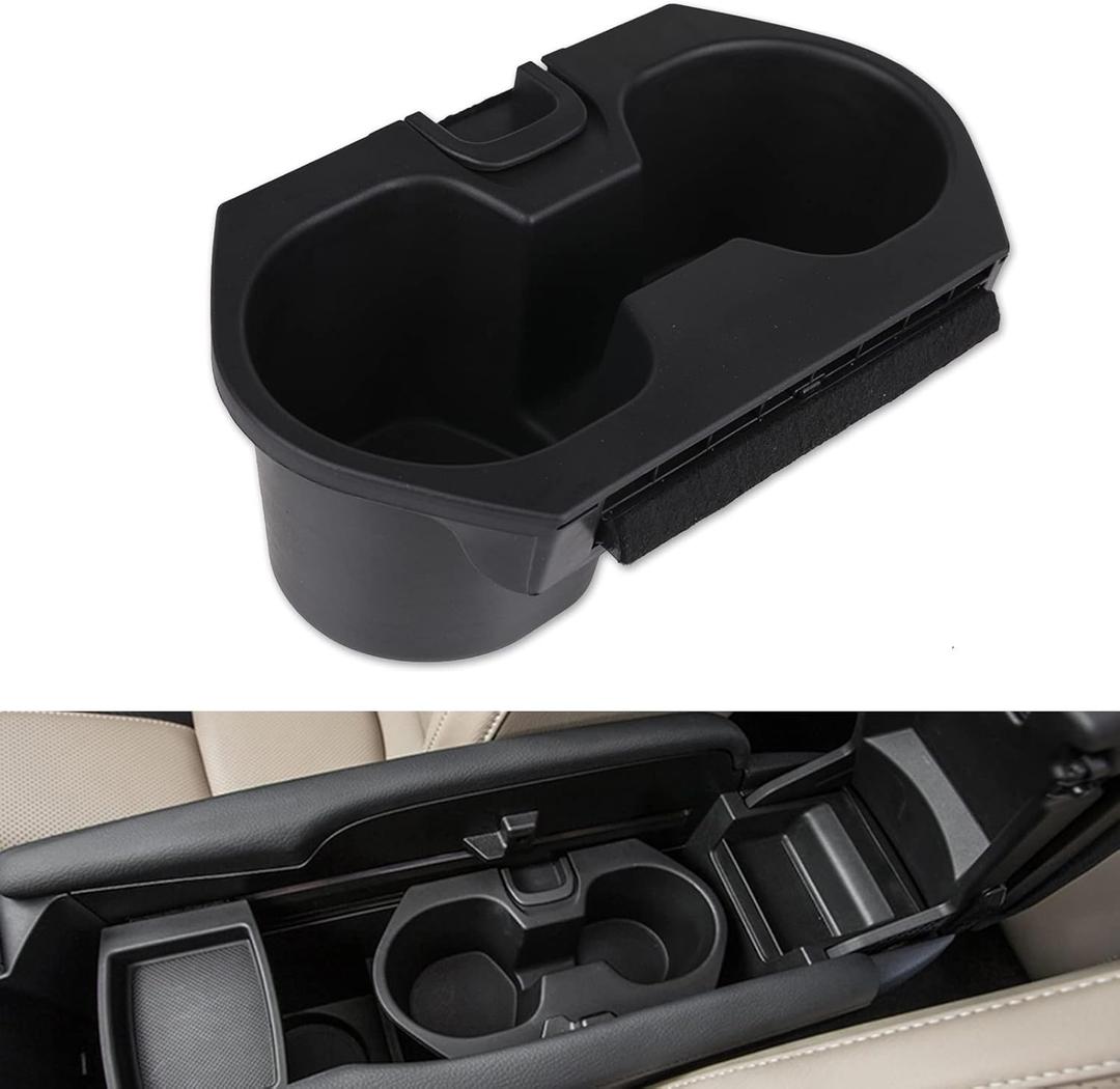 Cup Holder Insert for Honda Civic Cup Holder 2016 2017 2018 2019 2020 2021 Honda Civic Accessories Lx Ex Si Sport Hatchback Center Console Drink CupHolder 83446-TBA-A01ZA
