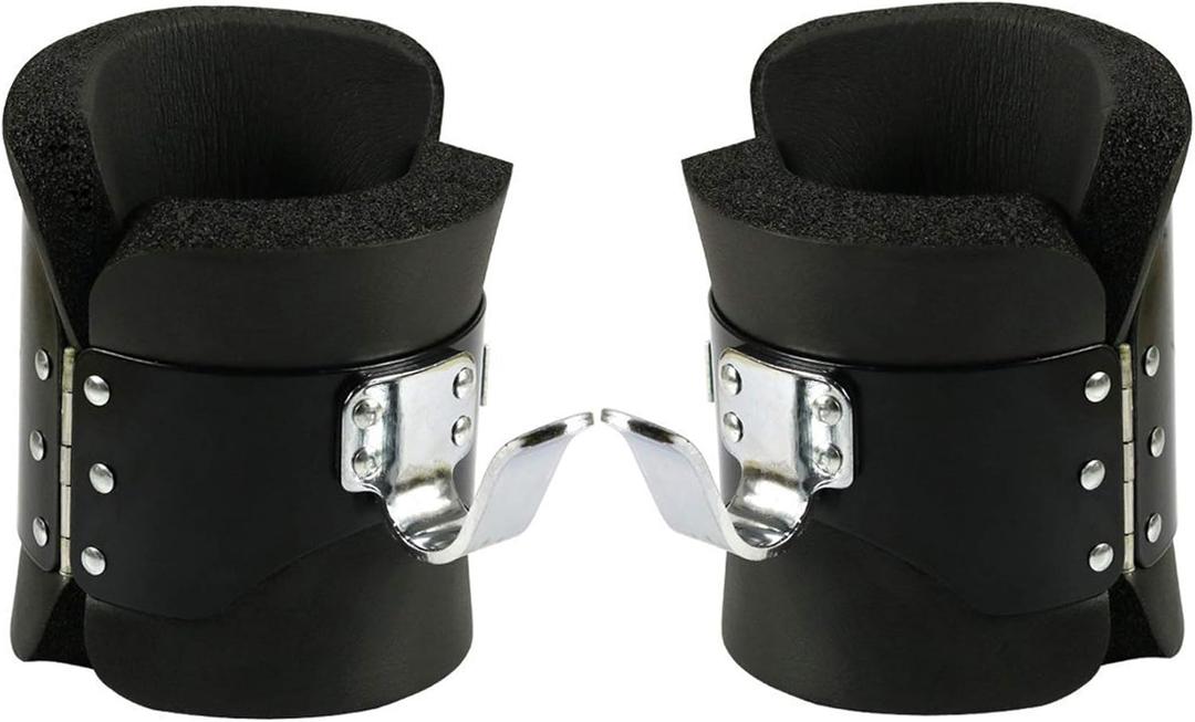 TONYKO Anti Gravity Inversion Boots for Stress Relief and Fitness (Pack of 2, Black)