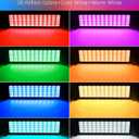 RGB Stage Light Bar, 120W 180LEDs RGBCW Smart Stage Wash Light Bar with Remote and APP Control, IP66 Waterproof RGB Color Changing DJ Light Bar for Garden Party Events Festivals Stage Lighting