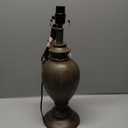 Antique Brown Table Lamp Base with Light Socket, 18"