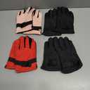 Hicarer 4 Pairs Winter Gloves for Kids Waterproof Snow Ski Gloves Girls Boys Warm Unisex Youth Clothes for Cold Weather