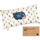 Toddler Pillow with Pillowcase - 10x18 My Little Dreamy Kids Travel Bed Pillows for Sleeping, Organic Cotton Small Pillowcase, Soft & Breathable,Machine Washable,Toddlers 2-5 years old(Construction) (Buddy)