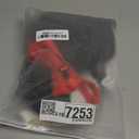 Oumbivil Saw Billy Costume Mask Adult Horror Movie Full Head Latex Mask with Hair Scary Halloween Costumes Clown Puppet Cosplay with Red Bow Tie and Gloves Party Masquerade Props OU084