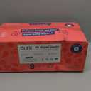 Pura Hypoallergenic Diaper Pants Size 8 (41+ lbs) Overnight, up to 12 Hours Leak Protection, Suitable for Sensitive Skin, Totally Chlorine Free, Soft Organic Cotton, 3 Packs of 15 (45 Pull Up Pants)