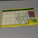 Bates- 1-Gang Duplex Wall Plate, 3.18"x 4.98", 10 Pack, Light Almond, Unbreakable Electrical Outlet Cover Plates, Heat & Impact Resistant, Easy-to-Clean, Duplex Receptacle Cover for Home & Office