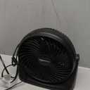 Amazon Basics Air Circulator Fan, Desk Fan for Bedroom, Home and Office, With 90-Degree Tilt Head, 3 Speed Settings, Lightweight (3 LBS), 35 Watts, Black, 11.1"W x 6.3"D x 10.9"H