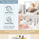 Automatic Liquid Soap Dispenser,4-Level Adjustable, Wall Mount,USB Rechargeable,12.8oz/ 380ml,Touchless Hand & Dish Soap Dispenser for Bathroom, Kitchen,Hotel, Restaurant