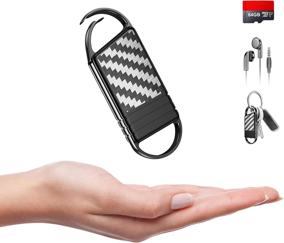 64GB Voice Activated Recorder for Lectures Meetings - (4800Hrs) Digital Voice Recorder with AI Noise Reduction, Dictaphone Recording Device for Interviews & Work & Class - Tallkcoder