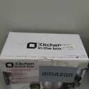 Kitchen in the box Stand Mixer,3.2Qt Small Electric Food Mixer,6 Speeds Portable Lightweight Kitchen Mixer for Daily Use with Egg Whisk,Dough Hook,Flat Beater (Blue)