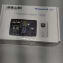 Projection Alarm Clock, Projection Clock for Bedroom Ceiling, Projector Clock with Weather Station, Indoor Outdoor Temperature Humidity Monitor, Forecast, Adjustable Backlight, Black,No Atomic