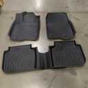 Falafa Floor Mats for Honda CRV 2025 2024 2023 (Include Hybrid), TPE All Weather Protection Floor Liners for Honda CR-V Hybrid Accessories,1st & 2nd Row, Odorless Anti-Slip, Black