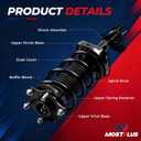 MOSTPLUS Front Struts Complete Assembly Compatible for 2012-2015 Chevy Cruze 1.8L 1.4L Shocks Absorber w/Coil Spring 372664 372663 Pair