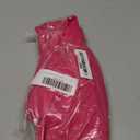 100 Pink Bags for Small Business 2 Mil 12"x15" Glossy Pink Merchandise Retail Shopping Bags with Die Cut Handles