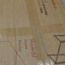 WOHOMO Folding Desk, 31.5" Small Desk for Small Spaces, Easy Assemble Foldable Computer Desk for Laptop, Mini Portable Working Table Narrow Wooden Writing Workstation for Home Office, White