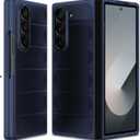 Case for Samsung Galaxy Z Fold 6, Hard PC Slim Fit Bumper Case, Anti-Scratch Shockproof Protective Phone Cover, Blue