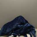 King Size Heated Blanket 100''X90'' - Fleece Heating Blankets Washable with Dual Controllers with 5 Heating Level & 10 Hour Auto Off, Heated Blankets for Winter, Great Gift Ideas & Machine Washable (06-navy Blue)