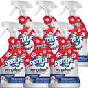 Resolve Pet Expert Stain and Odor Remover, Carpet Cleaner, Pet Stain and Odor Remover, Carpet & Upholstery Cleaner - Removes Stains and Odors, 22 oz (pack of 4)