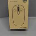 TECKNET Wireless Mouse, 2.4G Quiet Computer Mouse with USB Receiver, 4 Buttons Portable Cordless Mice for Chromebook, Laptop, PC, Mac, 800/1200/1600 DPI - Blue