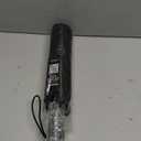 Bodyguard Inverted Umbrella - Large Windproof for Rain & Sun, Compact Reverse With Reflective Stripe, Teflon-Coated for Women Men, Travel Folding With Cover Bag (46 IN, Black)