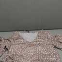 nclook Womens Summer Casual Dress Sweet Cute V Neck Mini Dress with Pocket (X-Large, Khaki Print)