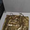 VIDUSSA Women's Sparkly Glitter Dress Cowl Neck Spaghetti Strap Ruched Bodycon Cocktail Party Night Club Midi Dresses S