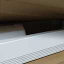 Upgraded 5 FT Baseboard Heater Cover with Left and Right Endcaps, Galvanized Steel Easy Slip-On Heater Cover for Replacing Old and Rusty Looking Electric and Hydronic Baseboard Heaters