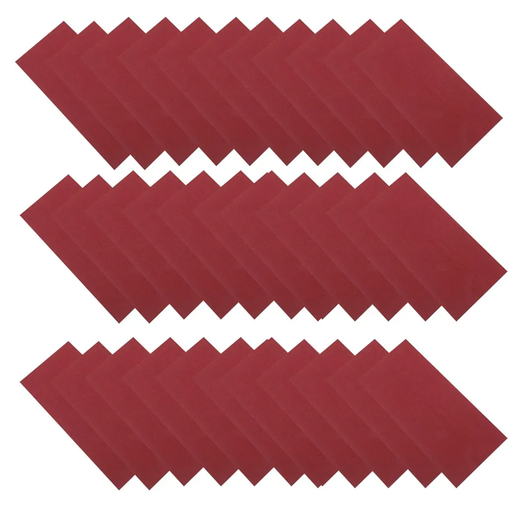 TEHAUX Disposable Dark Red Luncheon Napkins 30x43cm 50 Sheets, Paper Hand Towels for Weddings, Parties, Bathroom Guest Towels, Cocktail and Bridal Shower Use
