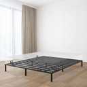 Non Slip Mattress Gaskets for Bed Frame, 6 pcs Mattress Holder in Place Gripper, Anti-Slip Baffle Fit for Metal Bed Frames, Easy to Installation Metal Pad Gripper, Black