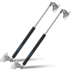 FILFom 20 Inch Gas Struts Shocks 55Lb/244N Gas Spring Prop with Mounting Brackets for RV Bed Door Boat Hatch TV Cabinet Tool Box Lid Window Basement Floor Trap Door, Only Fit 44-60 Lb Weights