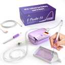 Picmondoo - E-Painter for Diamond Painting - Wireless Diamond Painting Pen with Vacuum Pump with Accessories for Setting AB Stones Without Wax - Diamond Painting Pen (E-Painter (Purple))