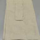 MYSKY HOME Natural Linen Curtains for Living Room, Semi Sheer Curtains & Drapes 84 inches Length 2 Panels Set Farmhouse Country Style Back Tab Draperies for Sliding Glass Door, 50" Wide, Linen