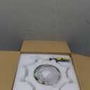Vintage Brass Gold Semi Flush Mount Ceiling Light with Milk White Glass Shade, Farmhouse Antique Ceiling Lighting Fixture for Hallway Closet Small Room Kitchen Entryway Porch, Bulb Not Included